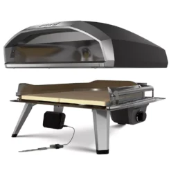 Gas-Pizzaofen Ooni Koda 2 Pro, 50 Mbar -Camping Lieferungen ooni koda 2 pro pizzaofen inklusive pizzastein cordierit 2cm dick bluetooth faehiger connect digital temperatur hub 1000 4 28274