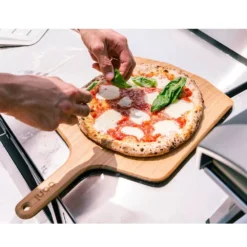 Ooni 14 Bambus-Pizzaschieber Und Pizzabrett -Camping Lieferungen ooni pizzaofen zubehoer pizzaschaufel bambus servierbrett 1000 4 25078