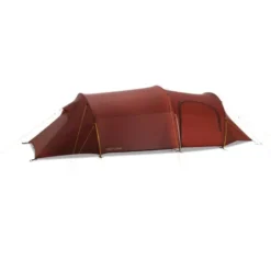Trekkingzelt Nordisk Oppland 3 LW, Burnt Red -Camping Lieferungen outdoorzelt nordisk oppland 3 lw 3 personen zelt burnt red 2 16724