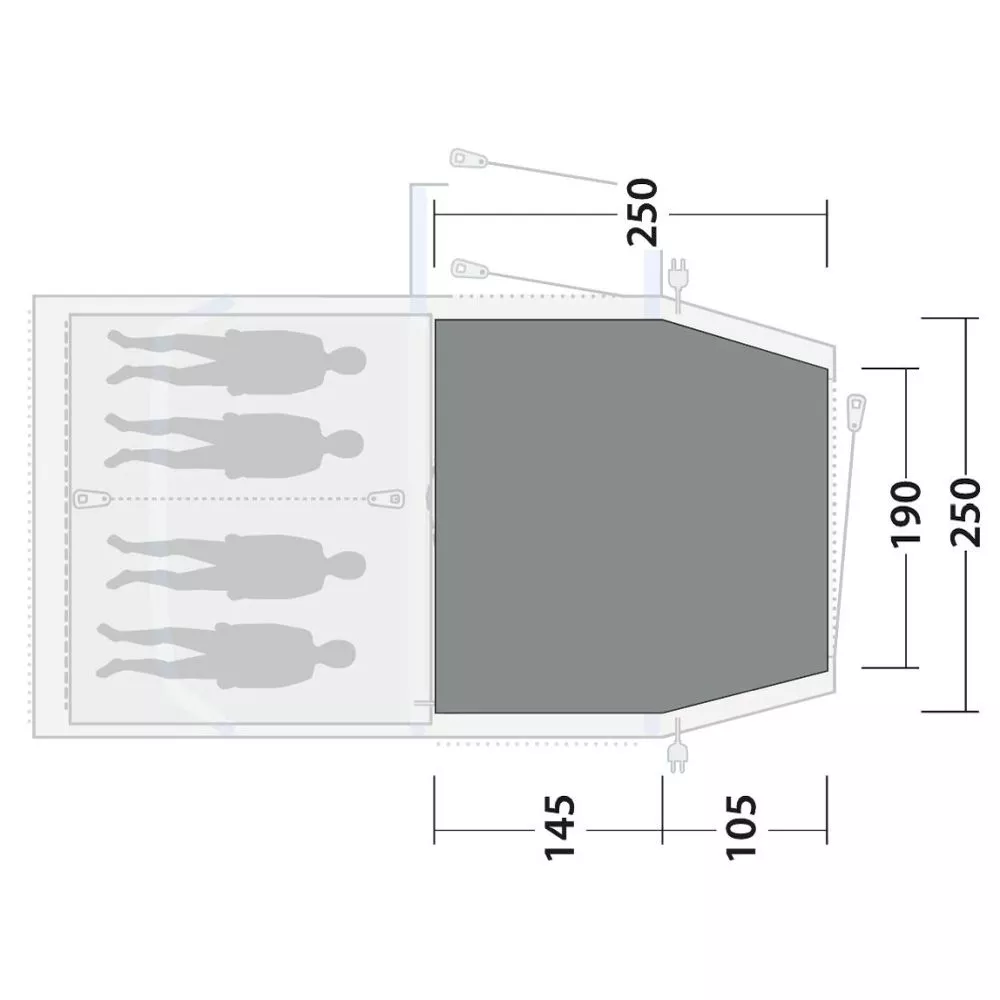 Teppich Outwell Cozy Carpet Montana 4 Air 2 Teppich Outwell Cozy Carpet Montana 4 Air – Bild 2