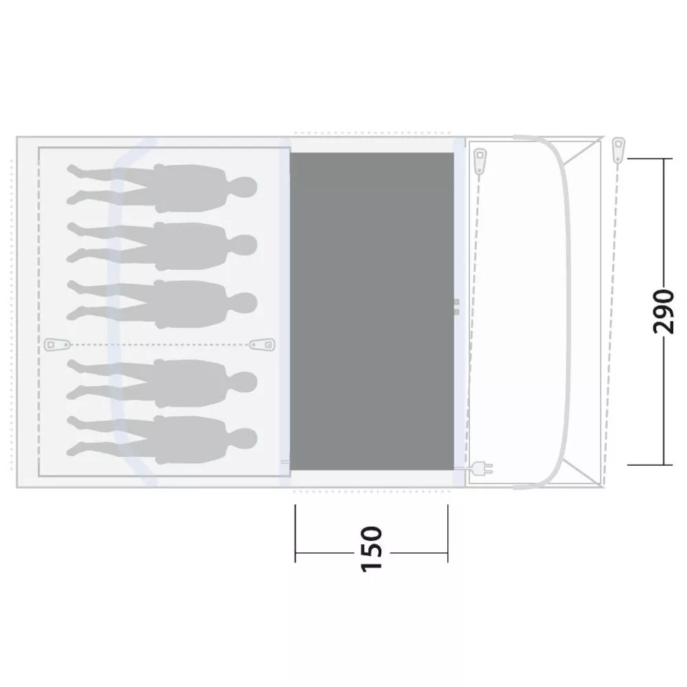 Teppich Outwell Cozy Carpet Flagstaff / Nashville / Monterey 5 Air 2 Teppich Outwell Cozy Carpet Flagstaff / Nashville / Monterey 5 Air – Bild 2