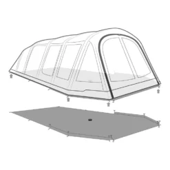 Zeltunterlage Outwell Footprint Lux Stonehill 5 Air -Camping Lieferungen outwell footprint lux stonehill 5 air skizze 5mannzelt unterlage 1000 2 26504