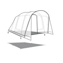 Unterlage Outwell Footprint Michigan 4 Air -Camping Lieferungen outwell michigan 4 air footprint skizze unterlage familien camping zelt 2 27516