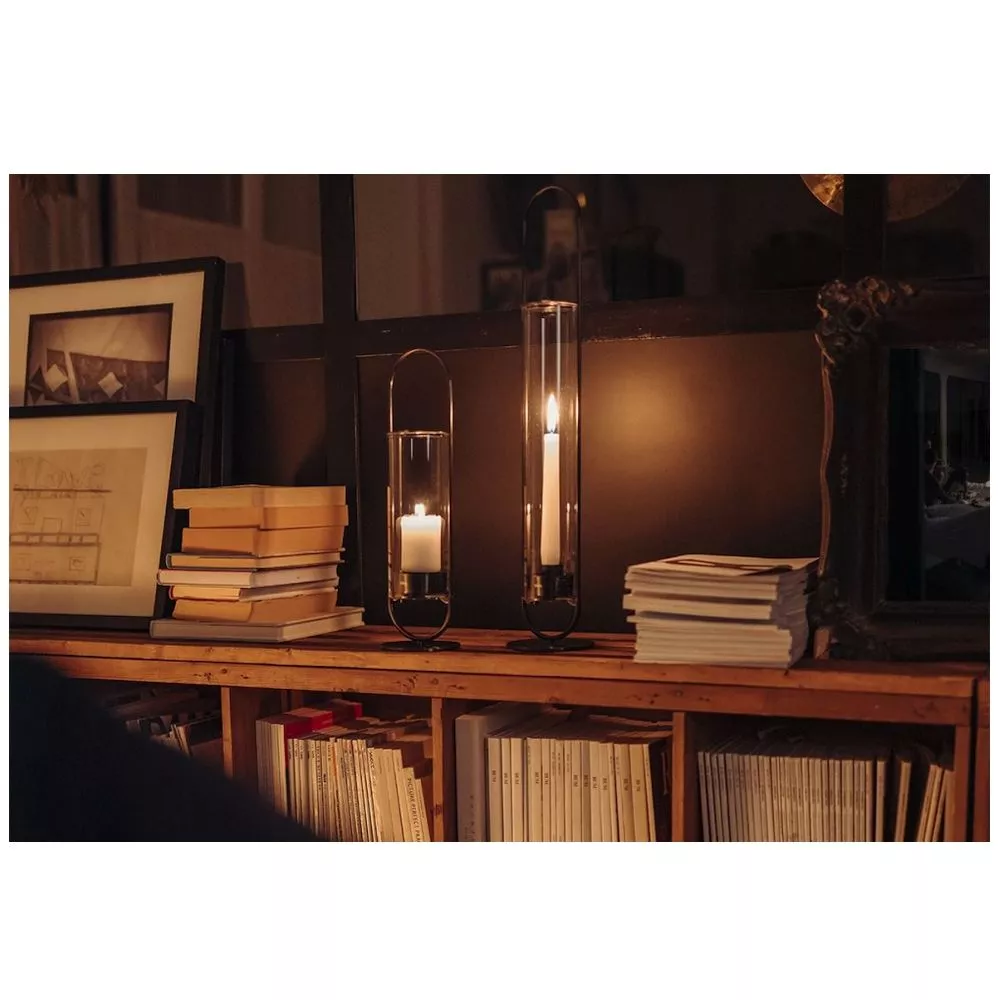 Windlicht Höfats Oval Candle 55 Schwarz 4 Windlicht Höfats Oval Candle 55 Schwarz – Bild 4