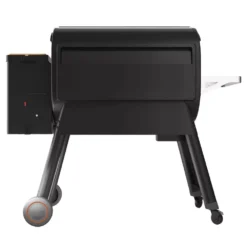 Pelletgrill Traeger Timberline 1300, Schwarz | Ausstellungsstück -Camping Lieferungen pellet smoker traeger timberline 1300 holzpellet grill pelletgrill rueckansicht 1000 3 28680