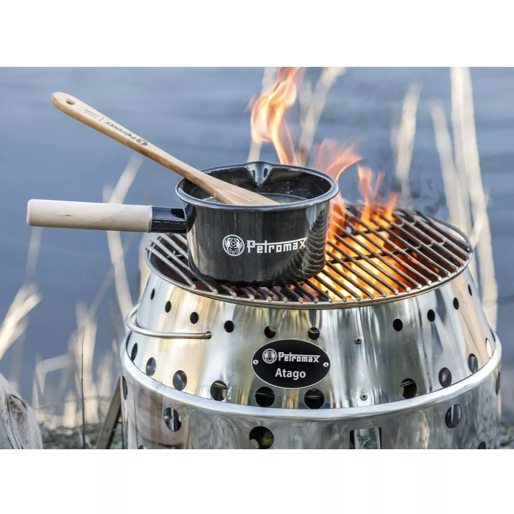 Petromax Emaille-Stieltopf, Schwarz, 0,5 Liter 4 Petromax Emaille-Stieltopf, Schwarz, 0,5 Liter – Bild 4