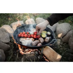 Petromax Feuerpfanne Mit Henkel -Camping Lieferungen petromax feuerpfanne aus gusseisen mit henkeln 40cm durchmesser 1000 3 27819