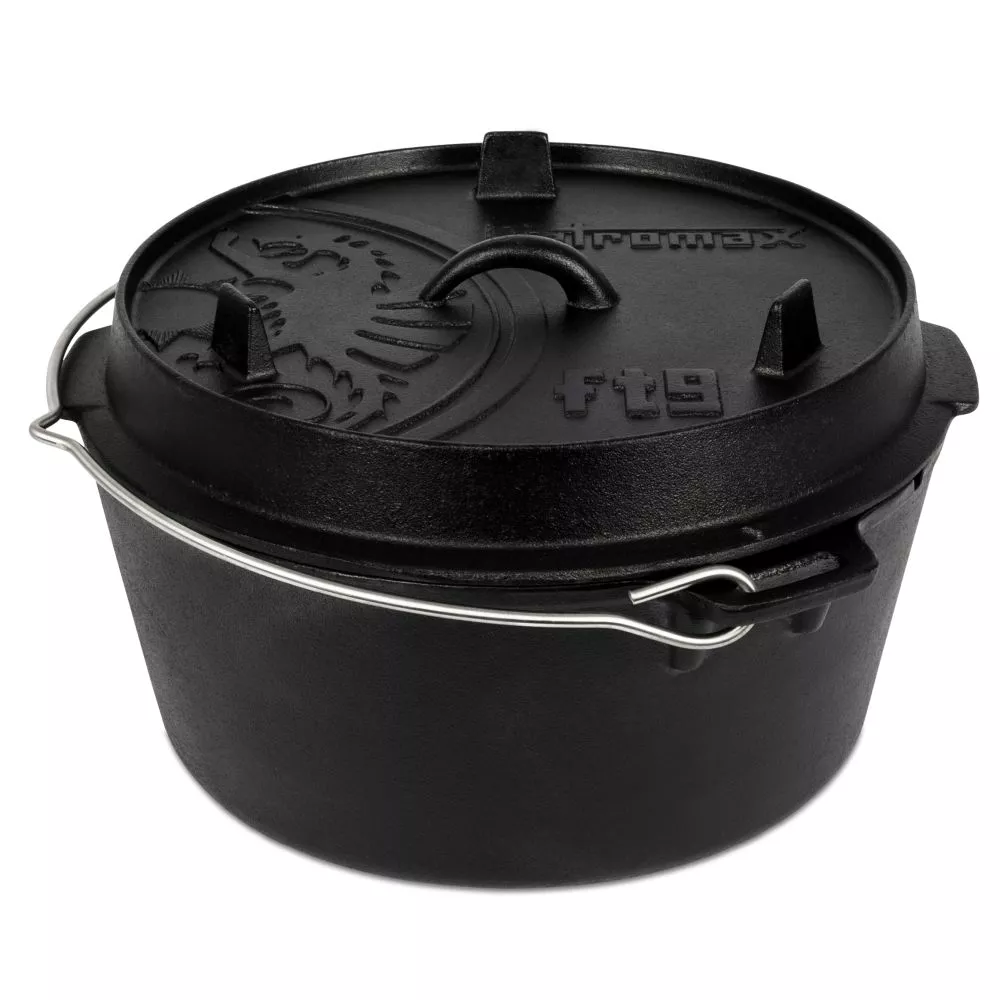 Dutch Oven Petromax Feuertopf Ft9-t Planer Boden, Gusseisentopf Ø 23,9 Cm 1 Dutch Oven Petromax Feuertopf Ft9-t Planer Boden, Gusseisentopf Ø 23,9 Cm
