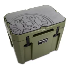 Petromax Haft-Auflage Für Kühlbox Kx25 -Camping Lieferungen petromax haftauflage zubehoer kuehlbox kx25 graues design mit drachen logo 1000 2 27944