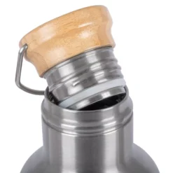 Edelstahl Petromax Isolierflasche, 1,0 Liter -Camping Lieferungen petromax isolierflasche aus edelstahl mit bambusholz schraubverschluss zubehoer 1000 2 27994