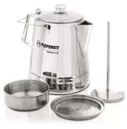 Petromax Perkolator Perkomax Aus Edelstahl, 1,5 Liter -Camping Lieferungen petromax perkolator perkomax edelstahl zubehoer mit glasknauf im deckel 1000 2 27919