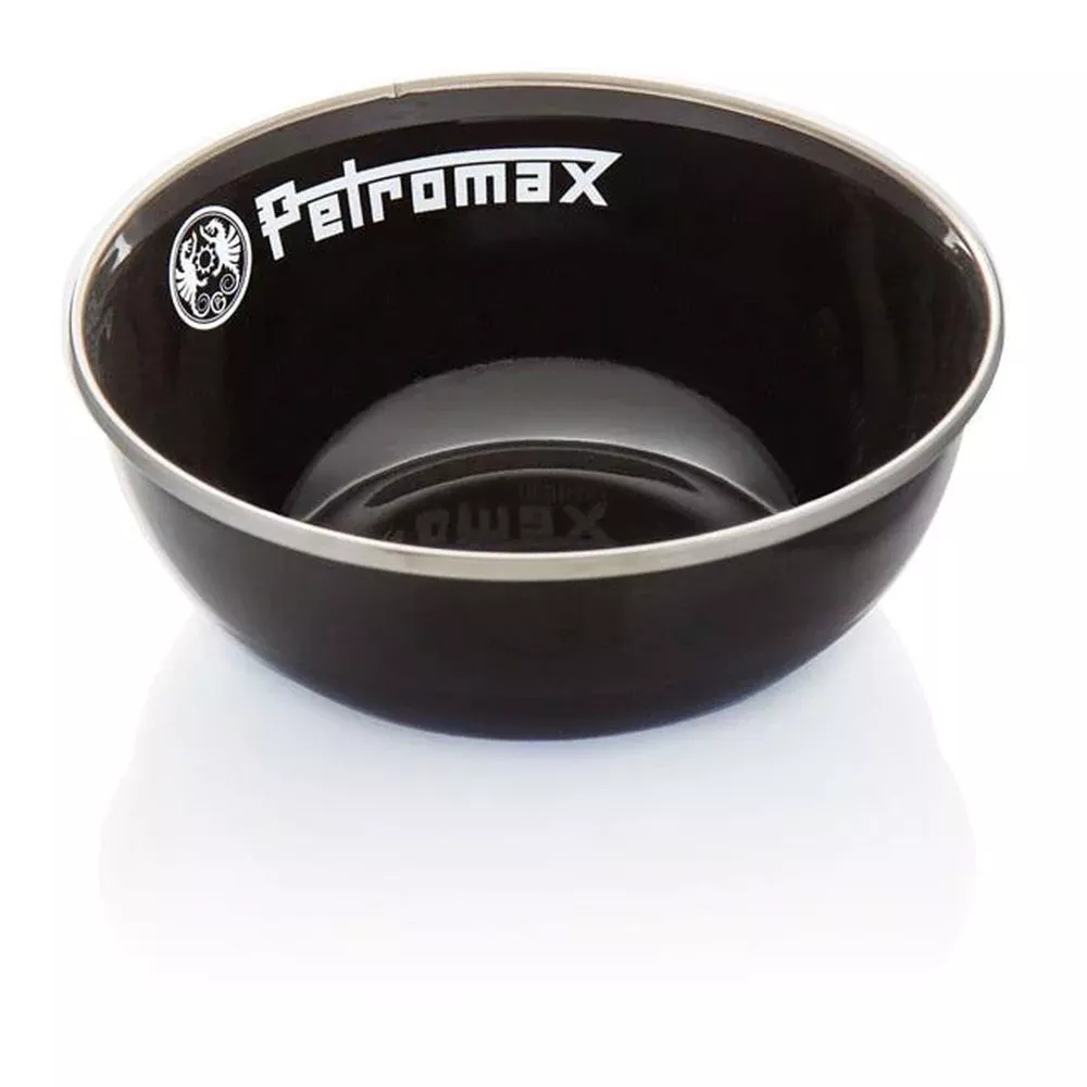 Campingschale Petromax Emaille-Schale, Schwarz, 2 Stück, 0,5 Liter 1 Campingschale Petromax Emaille-Schale, Schwarz, 2 Stück, 0,5 Liter