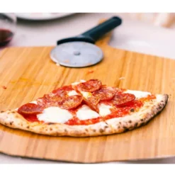 Ooni 14 Bambus-Pizzaschieber Und Pizzabrett -Camping Lieferungen pizza servierbrett ooni pizzaschaufel bambus 1000 2 25078