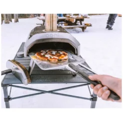 Aluminium-Pizzaschieber Ooni Pizza Peel 30 Cm -Camping Lieferungen pizzaschieber pizzaschaufe fuer einfaches einschieben drehen herausholen ooni peel zubehoer 1000 2 25292