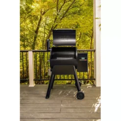 Pelletgrill Traeger PRO D2 575, Schwarz, Inklusive Meater Plus -Camping Lieferungen pro 575 traeger schwarzer kleiner pelletgrill smoker 1000 8 26285