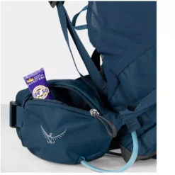 Trekkingrucksack Osprey Kestrel 48 L/XL, Atlas Blue -Camping Lieferungen reissverschlussfaecher am hueftgurt osprey kestrel 48 l xl atlas blue maenner trekkings rucksack 1000 6 25010