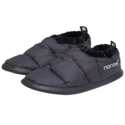 Daunenschuhe Nordisk Mos Down Slippers S (35-37), Black -Camping Lieferungen schwarze nordisk mos down slippers mit ultraweichem innenfutter und logo groesse s aus polyester 1000 2 26833