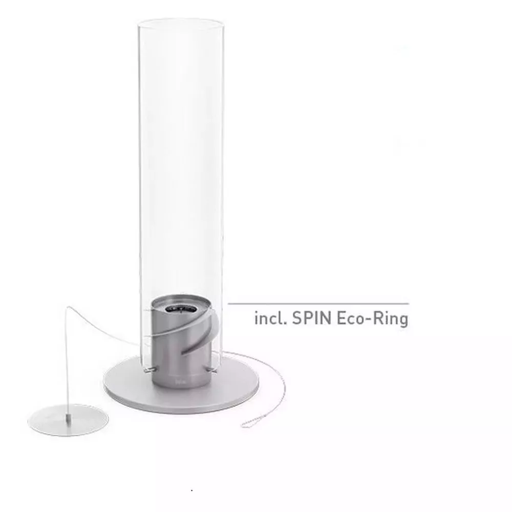 Höfats Spin 1500 Tischfeuer, Silber 2 Höfats Spin 1500 Tischfeuer, Silber – Bild 2