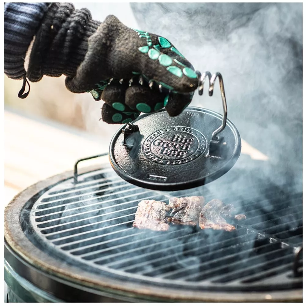 Big Green Egg Grillpresse Gusseisen 2 Big Green Egg Grillpresse Gusseisen – Bild 2