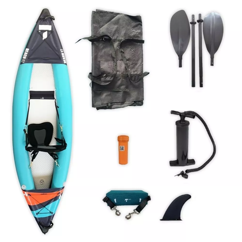 Aufblasbares Kajak Tahe Kayak Air Beach K1 Pack | Ausstellungsstück 1 Aufblasbares Kajak Tahe Kayak Air Beach K1 Pack | Ausstellungsstück