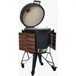 Holzkohlegrill The Bastard Urban Large Complete -Camping Lieferungen the bastard holzkohlegrill large urban complete matt schwarzer holzkohlegrill mit heruntergeklappten seitentischen 1000 3 22528