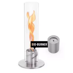 Höfats SPIN 1200 Tischfeuer, Grau -Camping Lieferungen tischfeuer hoefats spin 1200 grau inklusive bio burner betrieb mit bioethanol fluessig brennstoff 1000 5 25743