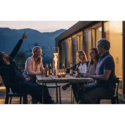 Höfats Standfuss Für Spin 120 Fackel, Silber -Camping Lieferungen tischfeuer zubehoer hoefats spin 120 stand fuss feuerlampe outdoor lampe silber 1000 2 22283