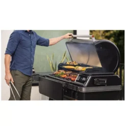 Pellet-Smoker Traeger Ironwood XL International + Pelletsensor -Camping Lieferungen traeger freeflow feuertop super smoke modus ironwood xl international pelletgrill outdoor 1000 14 24772