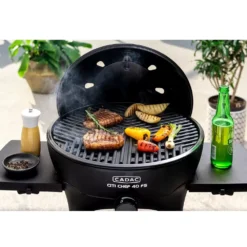 Campinggrill Cadac Dometic Citi Chef 40 FS, Black, 50mbar | Ausstellungsstück -Camping Lieferungen trendiger gasgrill holzbeine citi chef 40 fs schwarzer campinggrill cadac dometic 1000 6 28719