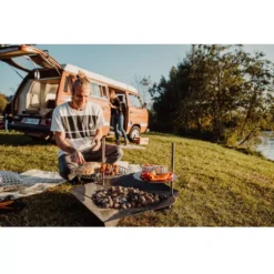 Ablagefläche Höfats Triple Tisch 6 Ablagefläche Höfats Triple Tisch -Camping Lieferungen triple tisch hoefats fuer feuerschale feuerstelle campinggrill kochplatte aus edelstahl 1000 2 22398