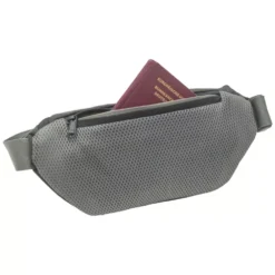 Gürteltasche VAUDE Tecomove II, Iron -Camping Lieferungen vaude tecomove ii iron hueft tasche mit reissverschlussfach an der rueckseite 1000 3 20889