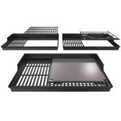 Weber CRAFTED Glasierter Pizzastein - Gourmet BBQ System -Camping Lieferungen weber grillzubehoer crafted gbs gourmet bbq system glasierter grillstein gross 1000 2 23735