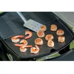 Weber Grillplatte Für Weber Q 2000-/2200- Und Q 240/2400-Serie -Camping Lieferungen weber gusseiserne grill platte fuer gasgrill q 200 2000 serie gussplatte 1000 2 7758