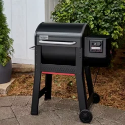 Pelletgrill Weber Smoque Holzpelletsmoker -Camping Lieferungen weber smoque holzpelletgrill crafted kompatibel smoke boos einstellung 4 20597