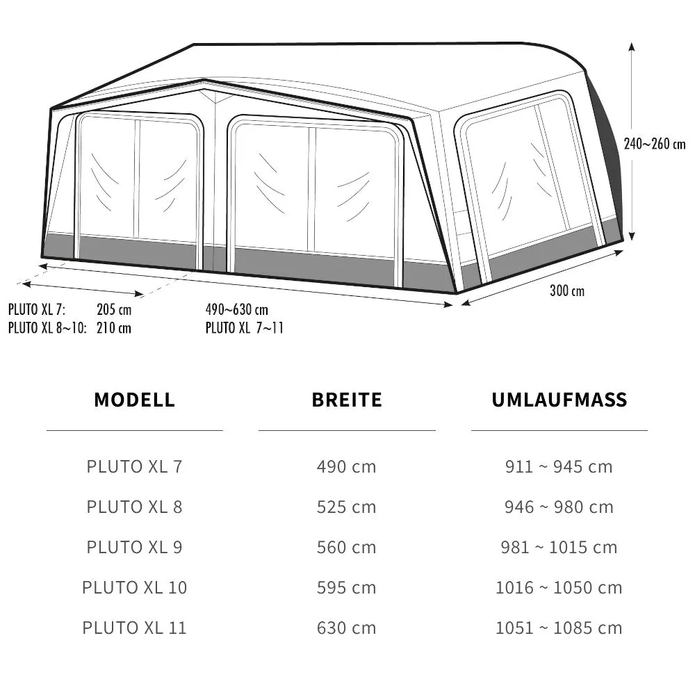Luftvorzelt Westfield Pluto XL 2.0 | Grösse 7 2 Luftvorzelt Westfield Pluto XL 2.0 | Grösse 7 – Bild 2