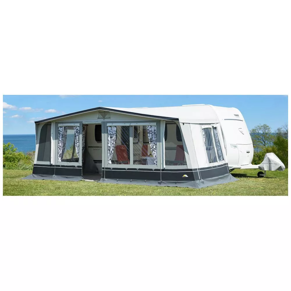 Wohnwagenvorzelt Dwt Zelte Domino 250 | 25er Stahl 2 Wohnwagenvorzelt Dwt Zelte Domino 250 | 25er Stahl – Bild 2